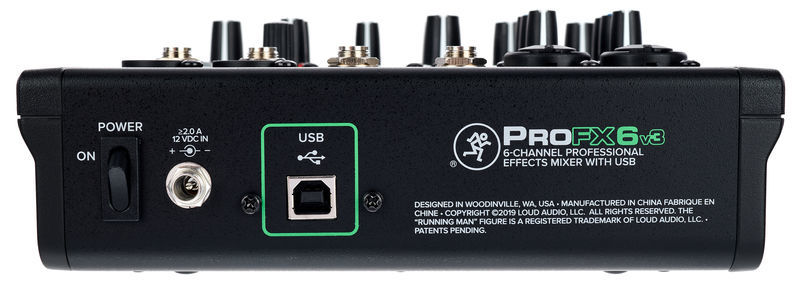Mackie ProFX6v3 Analog Mixer With USB