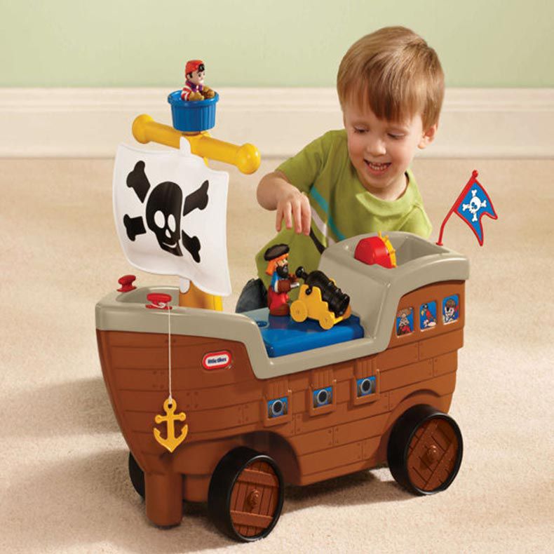Little Tikes Play n Scoot Pirate Ship รถขาไถเรือโจรสลัด