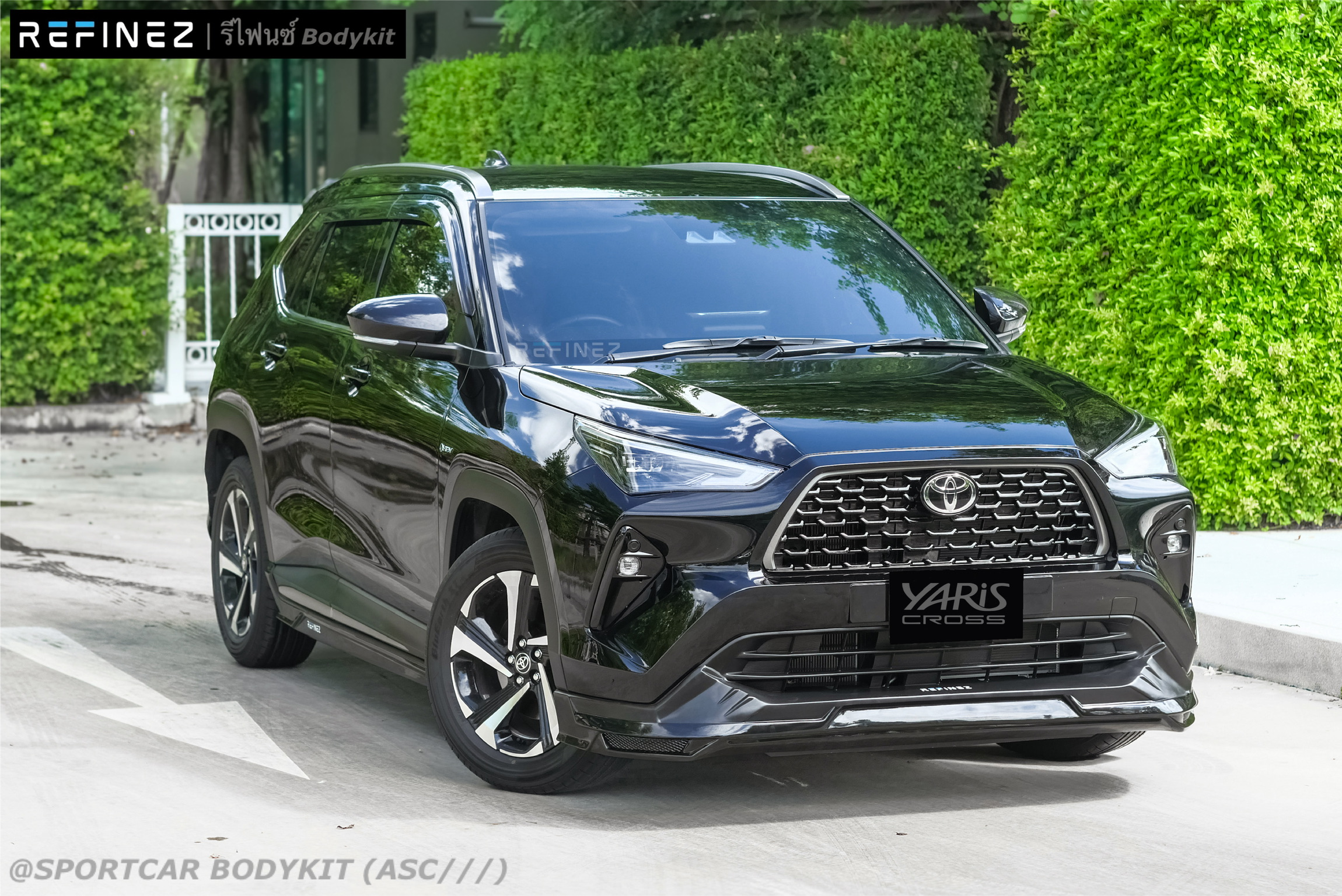 ชุดแต่ง Yaris Cross Refinez, สเกิร์ตรอบคัน yaris cross 2023, ของแต่ง yaris cross 2023, Toyota Yaris Cross, yaris cross แต่งสวย ราคาไม่แรง