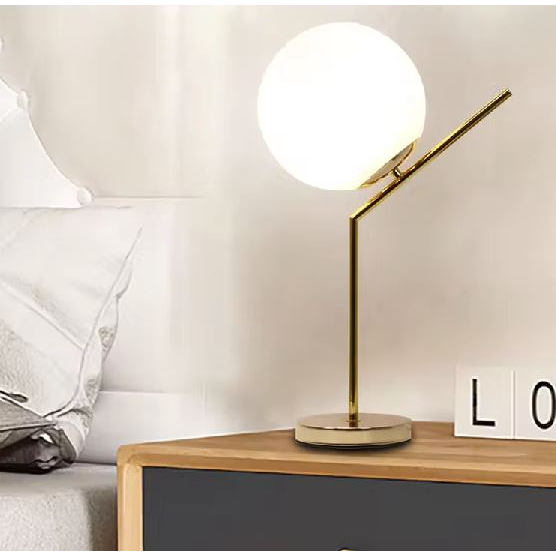 CT174A121 SOTMIA โคมไฟตั้งโต๊ะ โคมไฟตั้งโต๊ะสไตล์นอร์ดิก โคมไฟตั้งโต๊ะสีทอง โคมไฟห้องนั่งเล่น โคมไฟห้องทำงาน