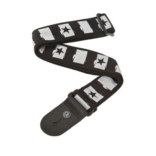 สายสะพายกีตาร์ D'addario Woven Guitar Strap, Rock Star PW50C01