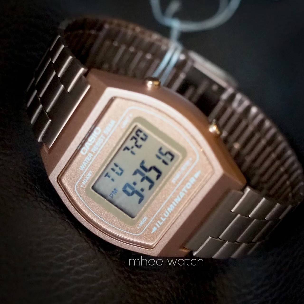 Casio Lady Pinkgold Vintage สแตนเลส ของแท้ ประกันศูนย์เซ็นทรัล