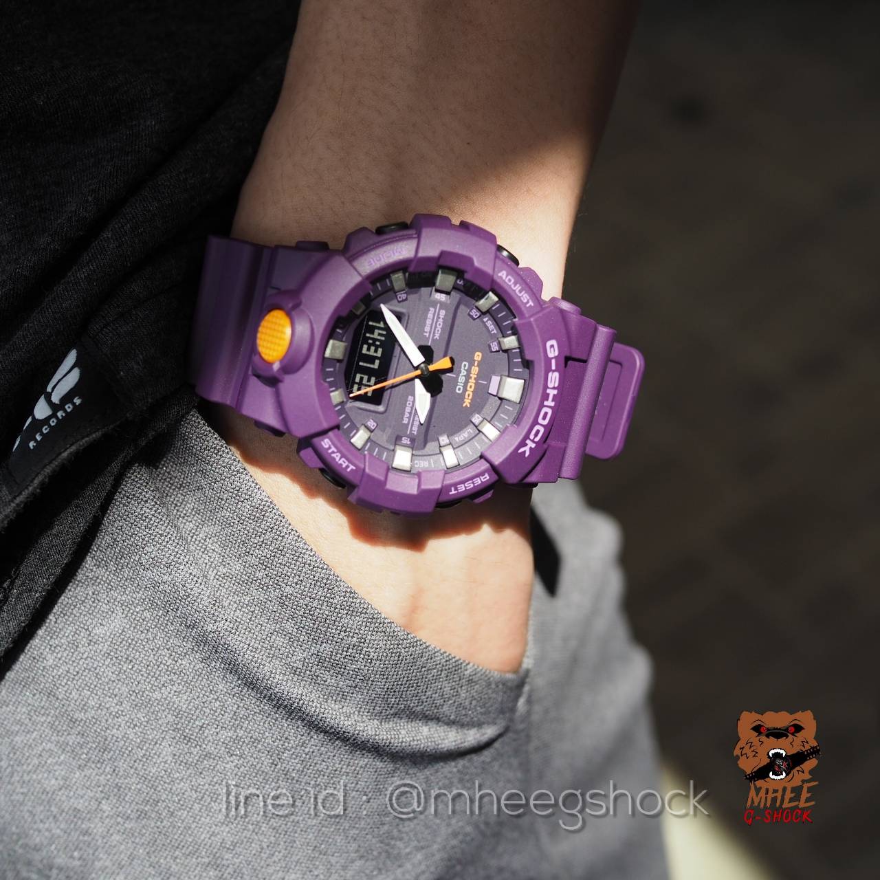 G-Shock ม่วงมังคุด รุ่น GA-800SC-6A ของแท้ ประกันศูนย์ Rare Item