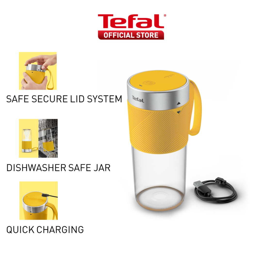 TEFAL เครื่องปั่นแบบพกพา มีแบตในตัว รุ่น BL1C0230 ความจุ 300 มล / รับประกัน 2 ปี