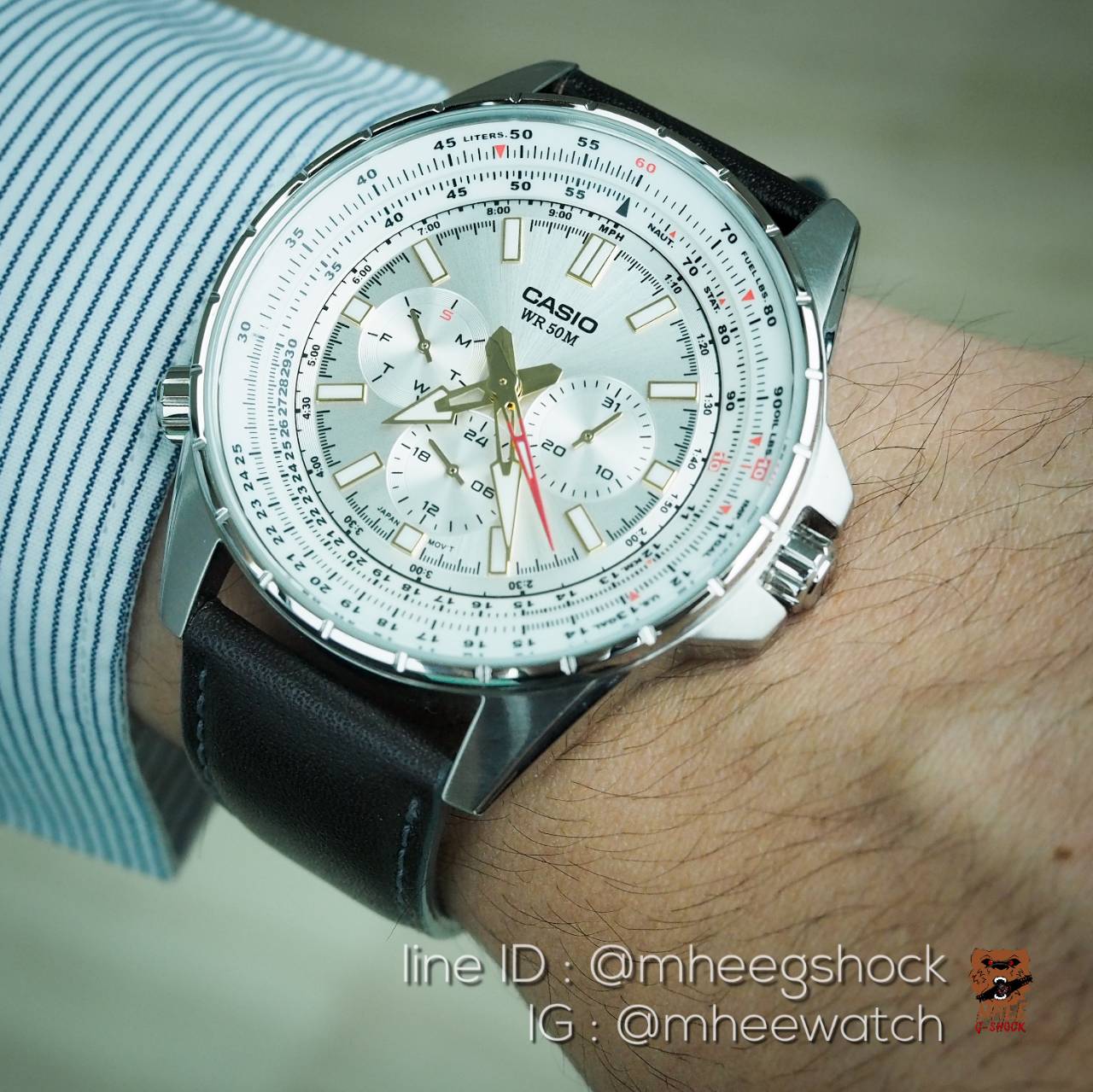 นาฬิกาข้อมือ Casio Gravity Master ของแท้ 100% ประกันศูนย์ Central