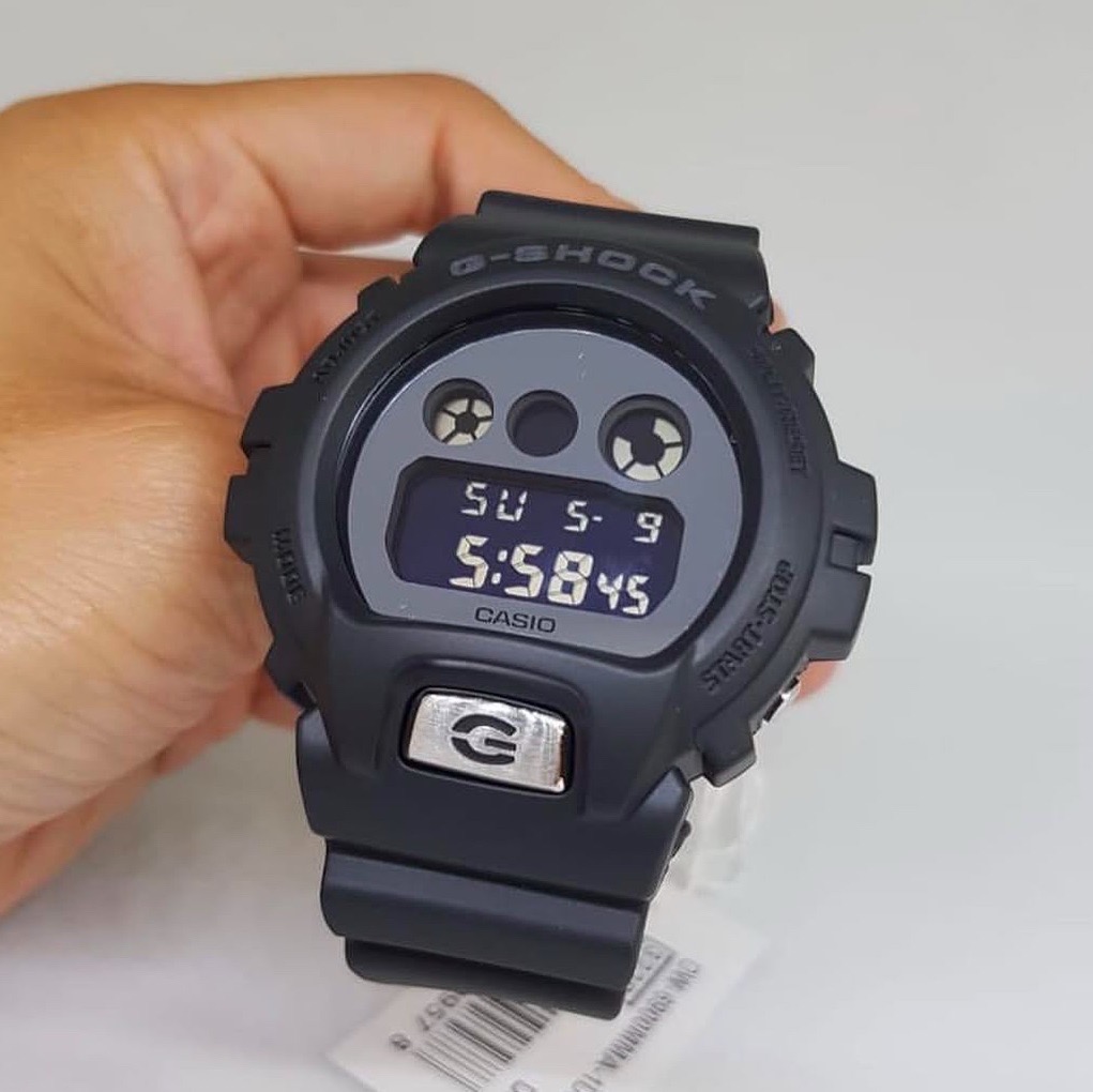 G-Shock DW-6900MMA Silver Glass Black Strap