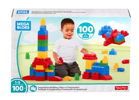 Mega Bloks First Builders 100 piece Imagination Building Set - Classic ส่งฟรี ems
