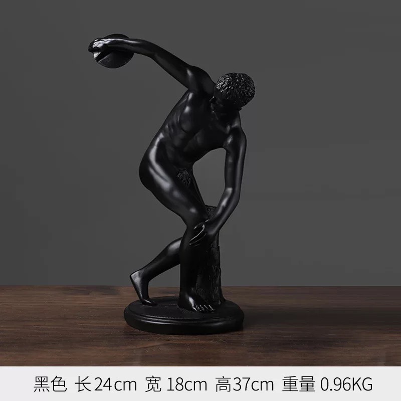 C1009B034 FAMITOSS ของแต่งห้อง รูปปั้นคน โมเดลคน เรซิ่นตกแต่ง ของตกแต่ง ของตกแต่งโต๊ะทำงาน home decoration model