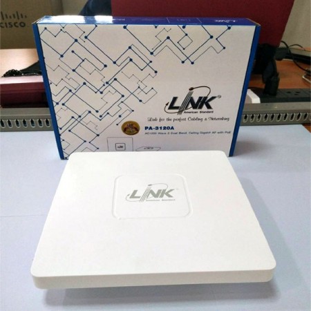 Link PA-3120A Dual Band Gigabit WiFi Access Point 1200Mbps High-Power Ceiling
