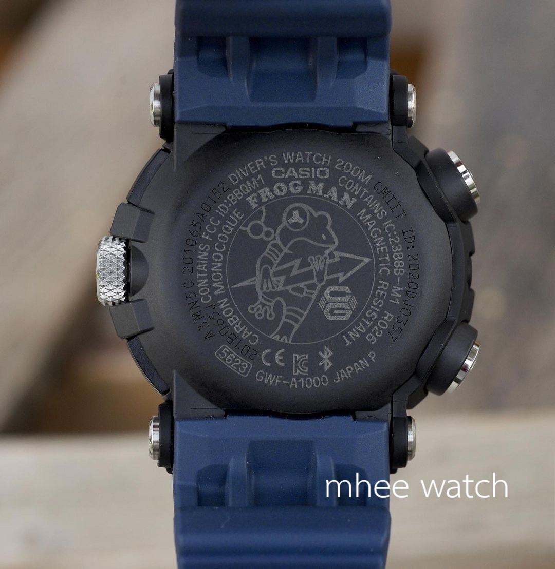 MASTER OF G-SEA FROGMAN Navy Blue GWF-A1000-1A2 very rare item special price