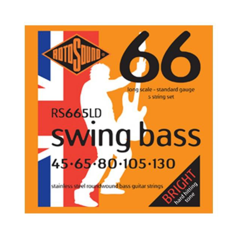 สายกีตาร์เบส RotoSound Swing Bass 66:RS665LD