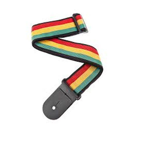 สายสะพายกีตาร์ D'addario Woven Guitar Strap, Jamaica PW50A06