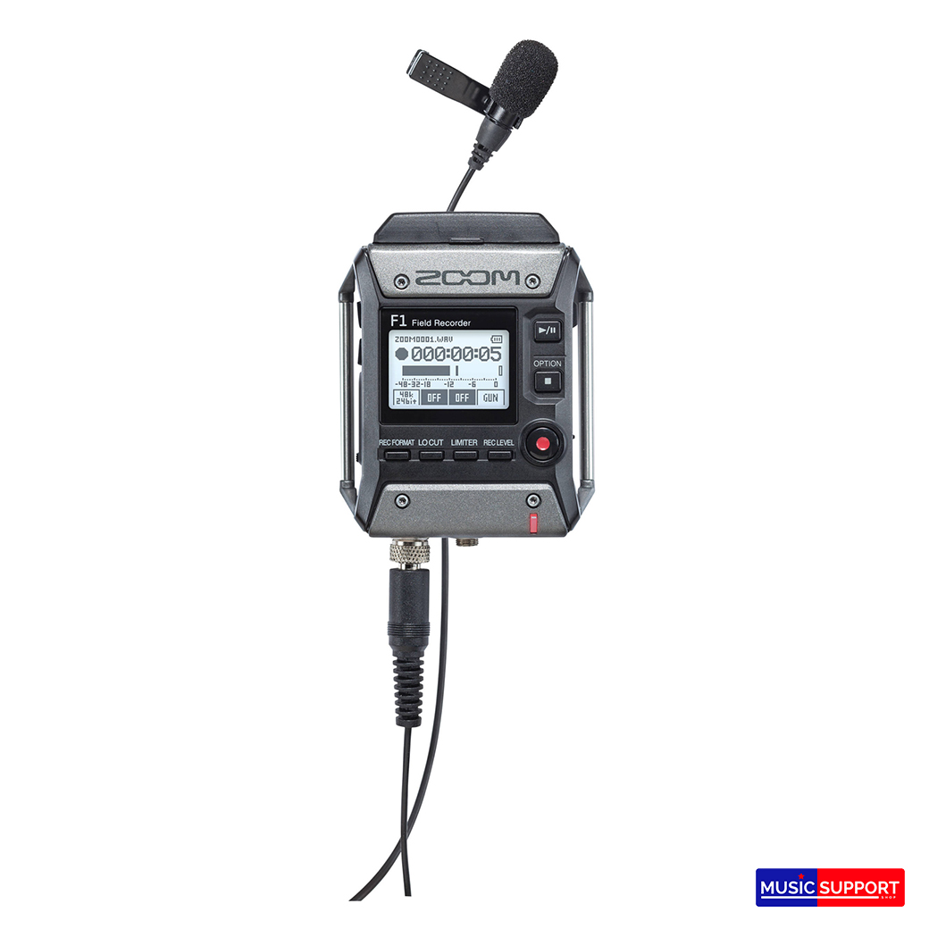 Zoom F1-LP เครื่องบันทึกเสียงแบบ Lavalier Mic (แถมฟรีกระเป๋า ZOOM)