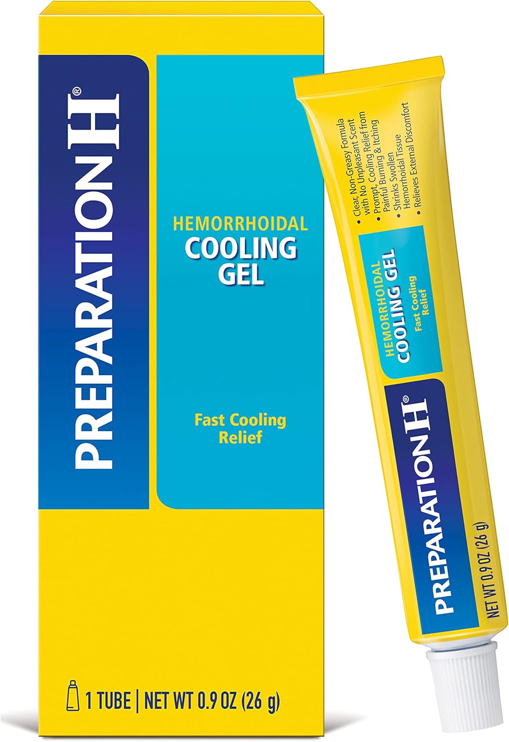 Preparation H Hemorrhoid Cooling Gel with Aloe for Fast Discomfort Relief เจลบรรเทาอาการริดสีดวงสูตรเย็น