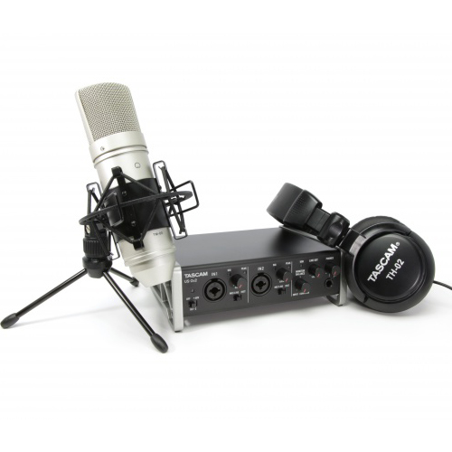 ไมค์บันทึกเสียง Tascam US-2x2TP
