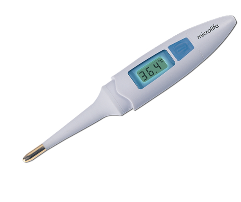 ปรอทวัดไข้ดิจิตอล Microlife MT200 ที่วัดไข้ระบบดิจิทัล ไมโครไลฟ์ รุ่น MT200 สามารถใช้วัดอุณหภูมิร่างกายได้ทั้งทางช่องปาก รักแร้ หรือทวารหนัก วัดผลได้ภายใน 10 วินาที (รับประกันศูนย์ตลอดชีพ)