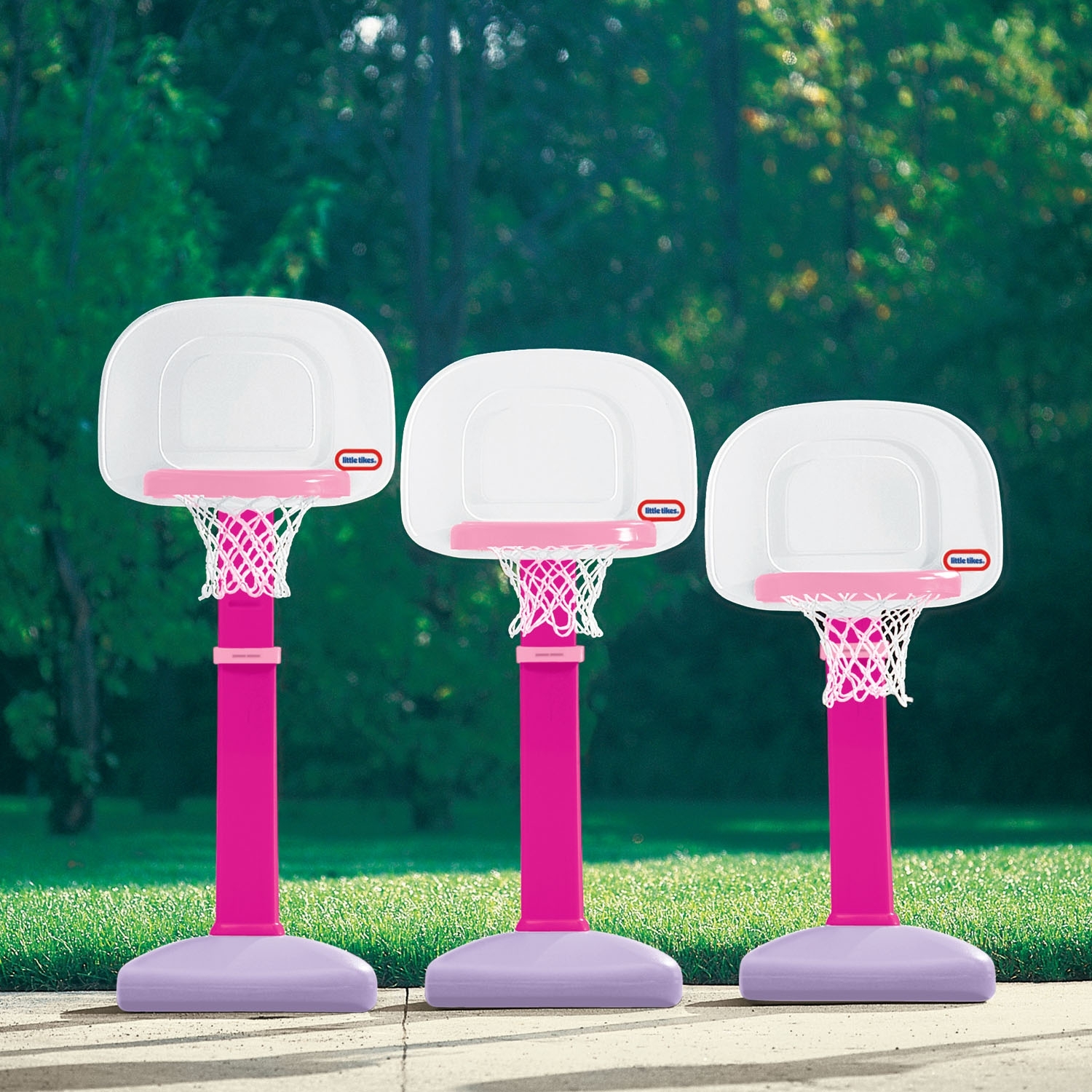Little Tikes TotSports Easy Score Basketball Set-Pink แป้นบาสเกตบอลปรับระดับได้