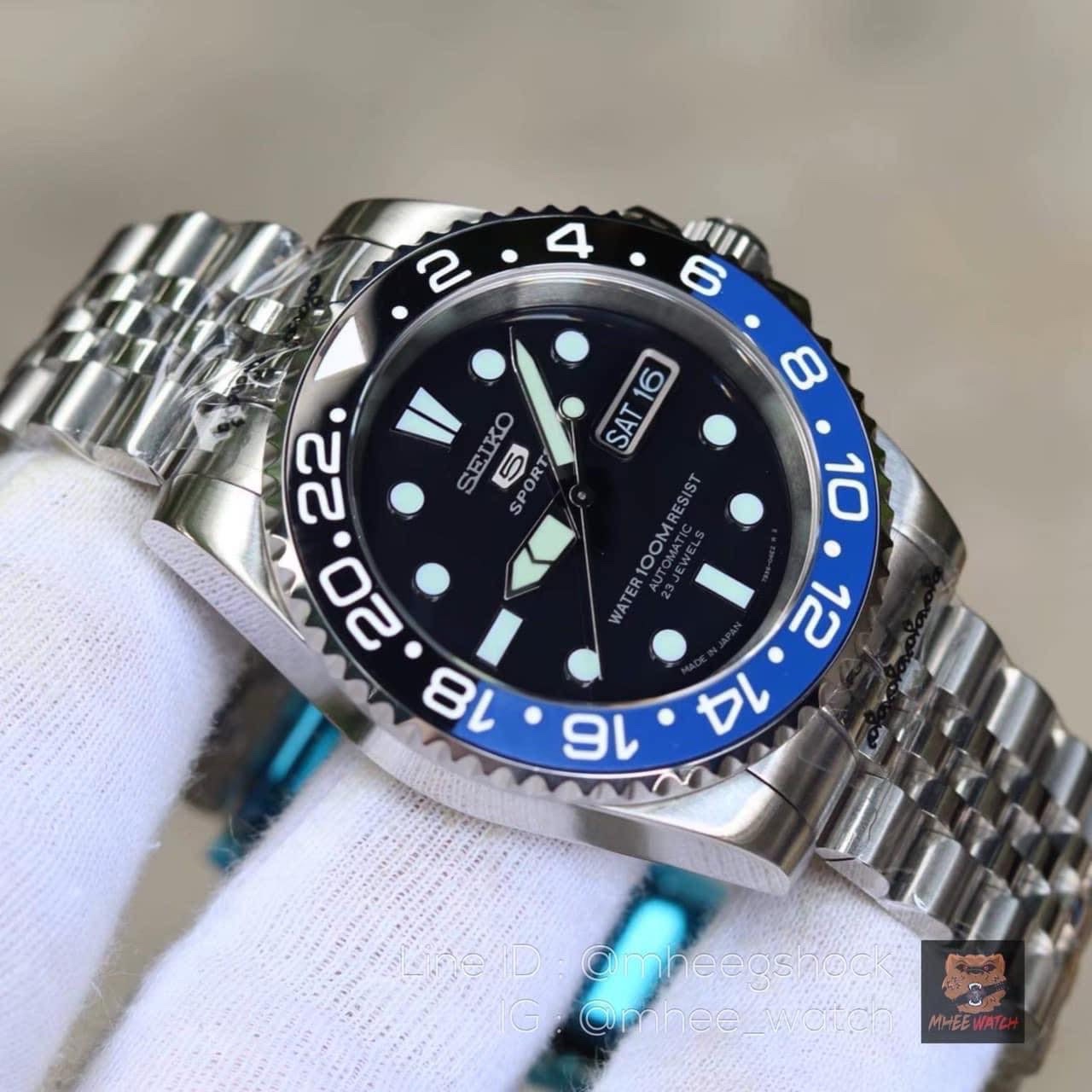 Seiko Modify Batman Submarine สายJubilee Snzf15 ที่สุดของ rare item
