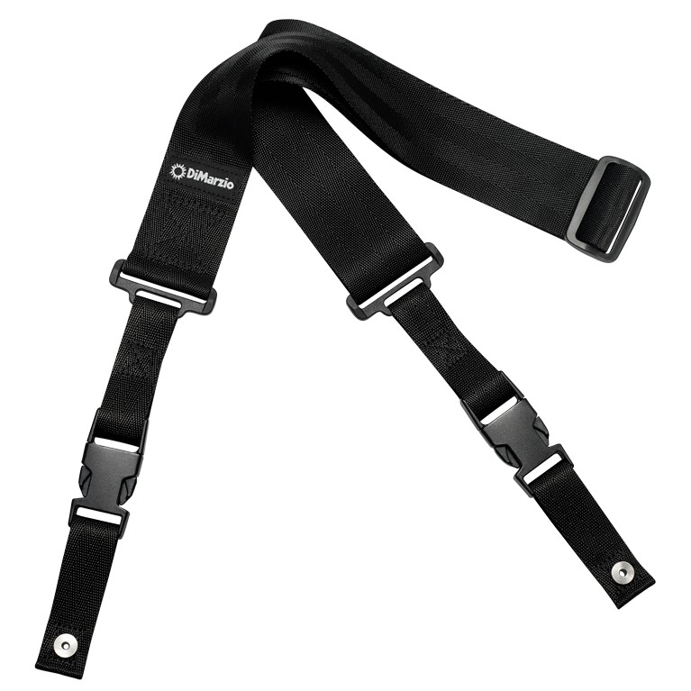 สายสะพายกีตาร์คลิปลอค DiMarzio2 INCH NYLON CLIPLOCK® - Black