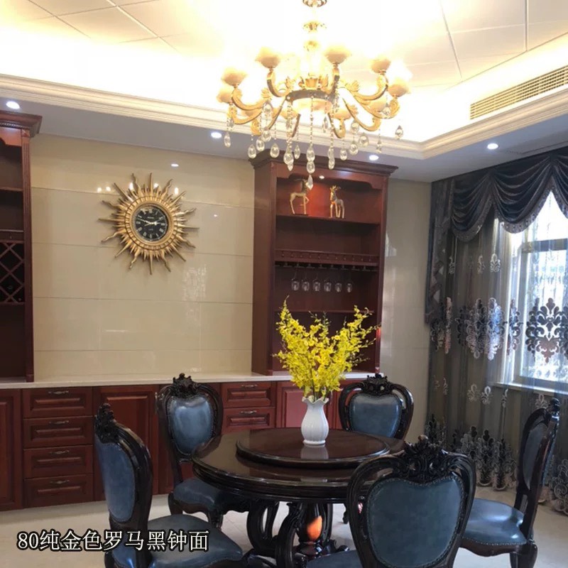 CT025C007 INTERY นาฬิกาพระอาทิตย์ นาฬิกา นาฬิกาติดผนัง นาฬิกาแต่งห้อง นาฬิกาเสริมดวง นาฬิกาสวย wall clock sun style