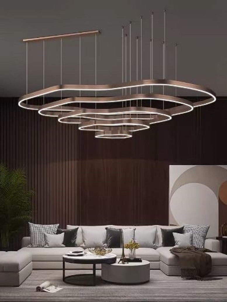 CT206A237 SOTMIA chandelier duplex floor โคมระย้า โคมโถงบรรได แชนเดอเรีย Lamp ไฟยาว