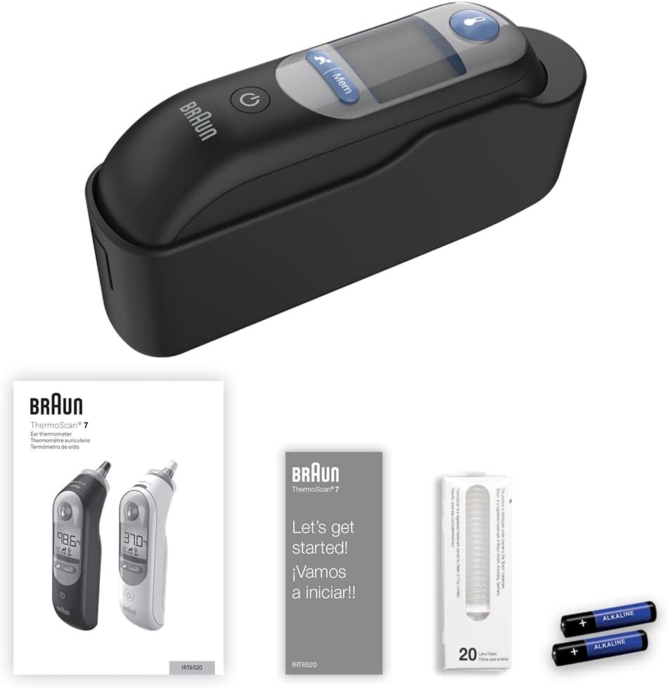 Braun ThermoScan 7 Digital Ear Thermometer ปรอทวัดไข้ดิจิทัลทางหู สำหรับเด็กและผู้ใหญ่
