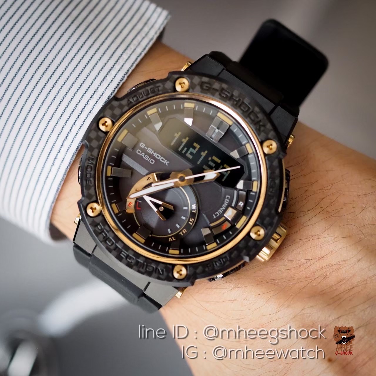 G-Steel Bluetooth Carbon Fiber&Carbon Core Guard ตัวTop