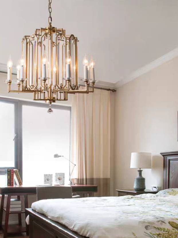 CT214A258 SOTMIA โคมไฟระย้าสไตล์ฝรั่งเศส โคมไฟห้องนั่งเล่นและห้องรับประทานอาหาร Lamp