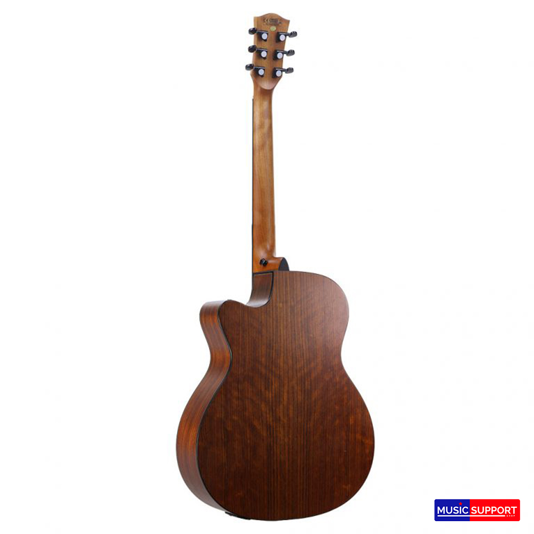 กีต้าร์โปร่งไฟฟ้า Gusta OM2CE