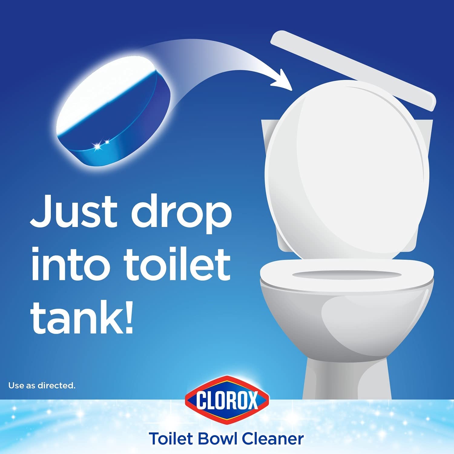 Clorox Automatic Toilet Bowl Cleaner เม็ดทำความสะอาด ฆ่าเชื้อโรค โถชักโครกอัตโนมัติ