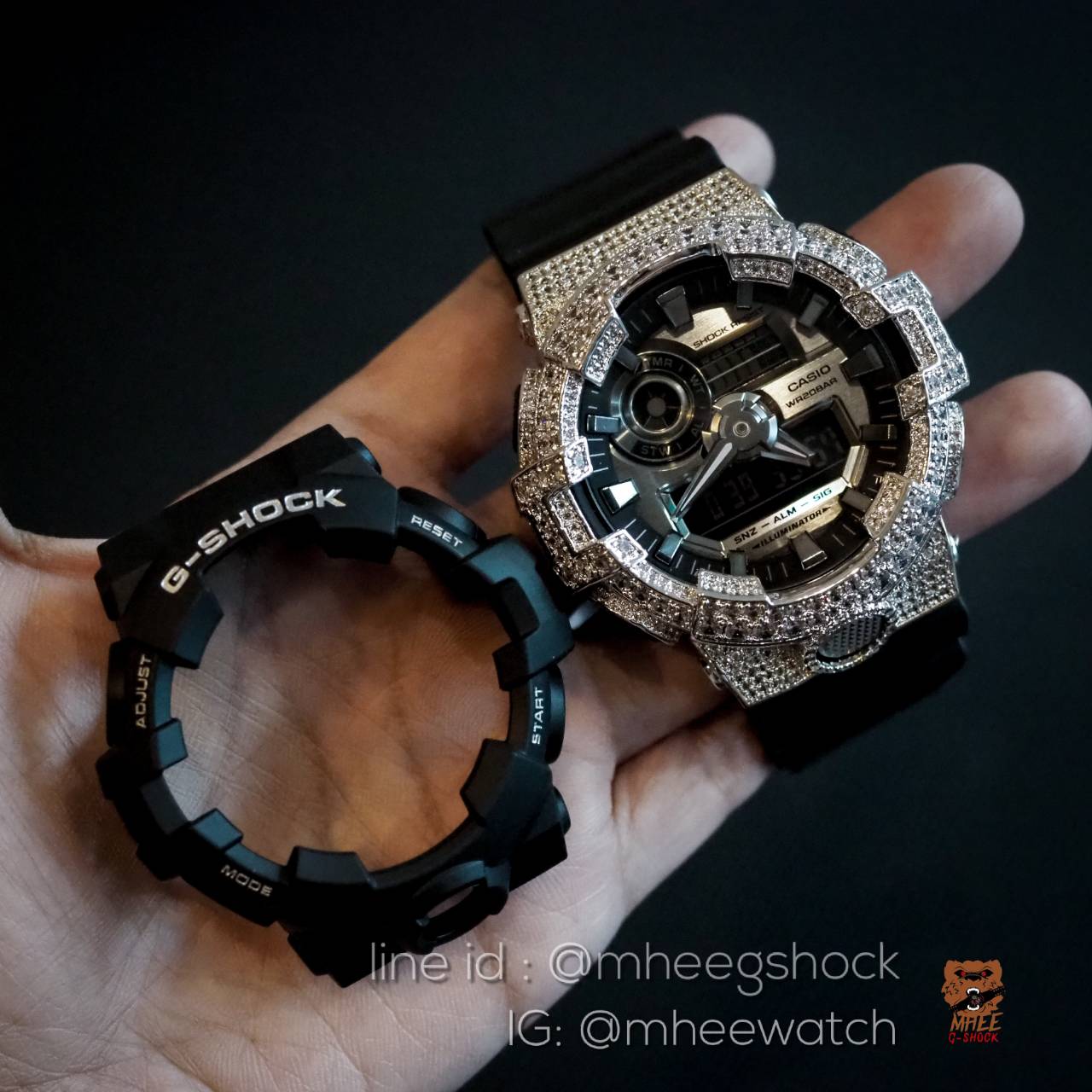 G-Shock Bling Silver รุ่น GA-710
