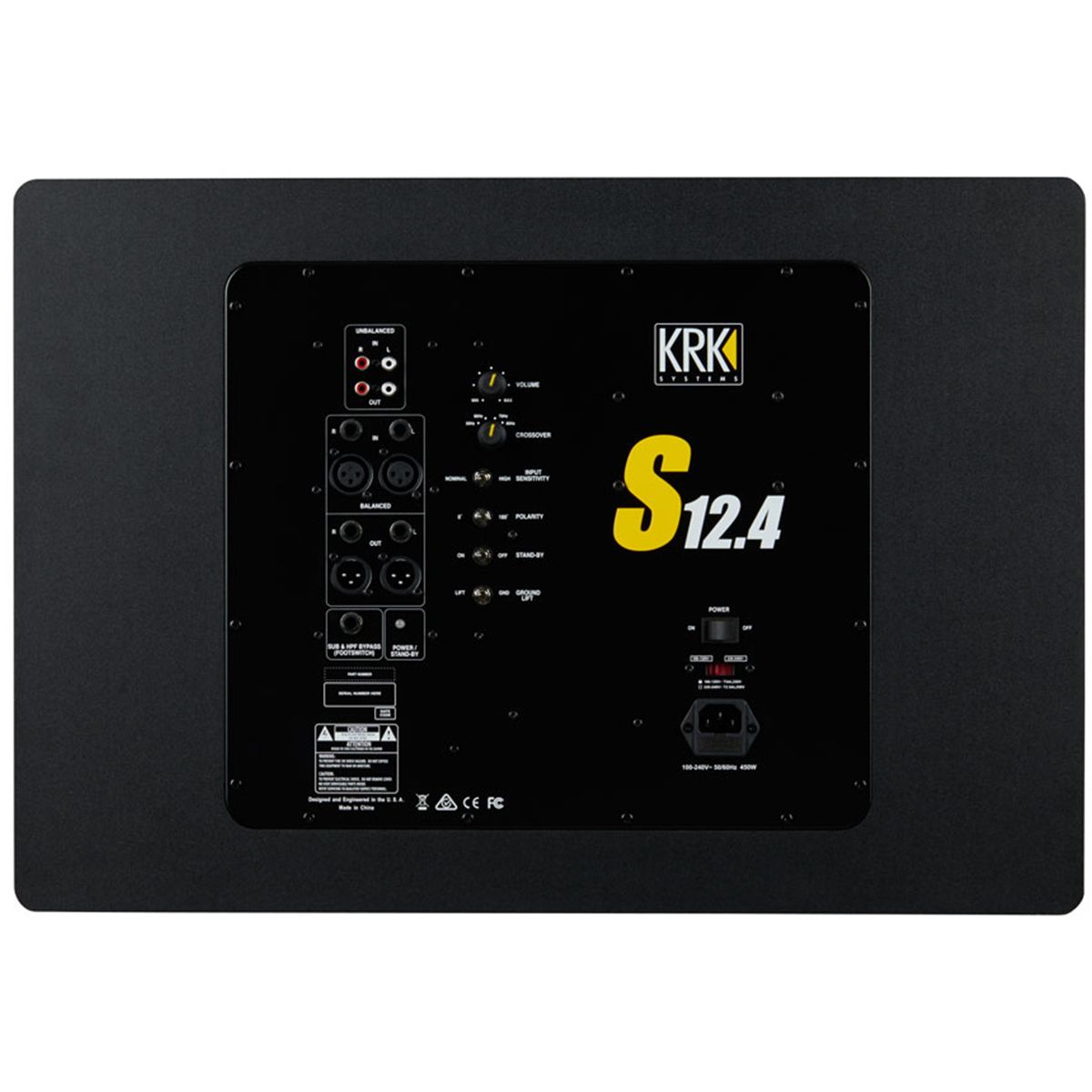KRK S12.4 Powered Studio Subwoofer ลำโพงซับเบส