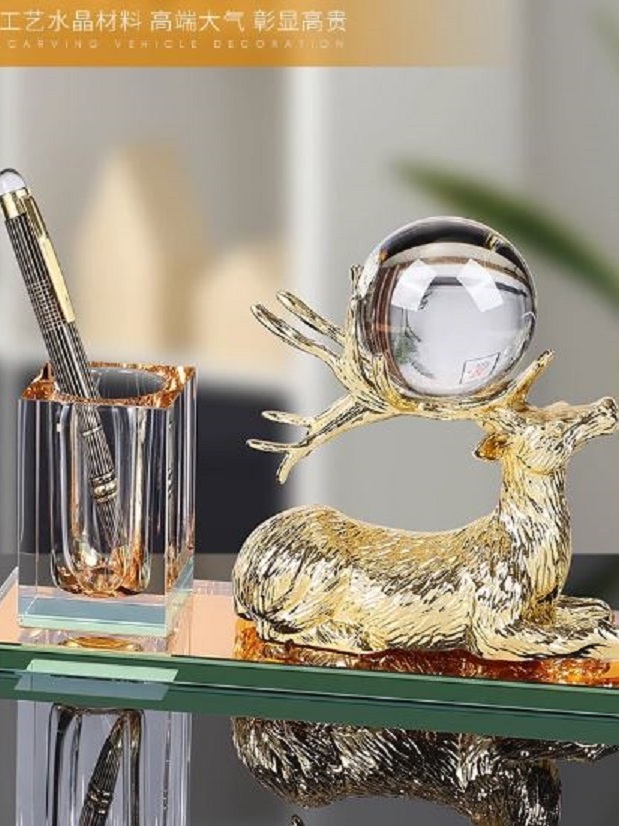 CT198D109 HOMMY ตั้งโชว์ ตั้งโต๊ะ ที่ใส่ปากกา กวาง