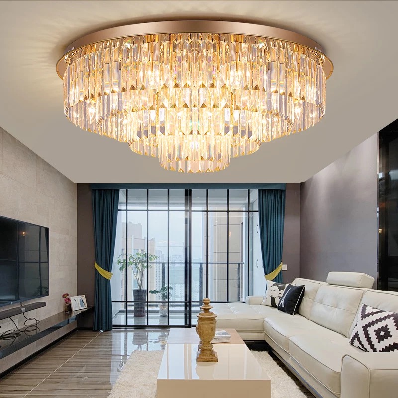 CT002A004 SOTMIA LUXURY CRYSTAL CEILING LAMP โคมไฟเพดาน โคมไฟคริสตัล โคมไฟคริสตัลหรูหรา สร้างสรรค์ ที่เรียบง่าย ทันสมัย
