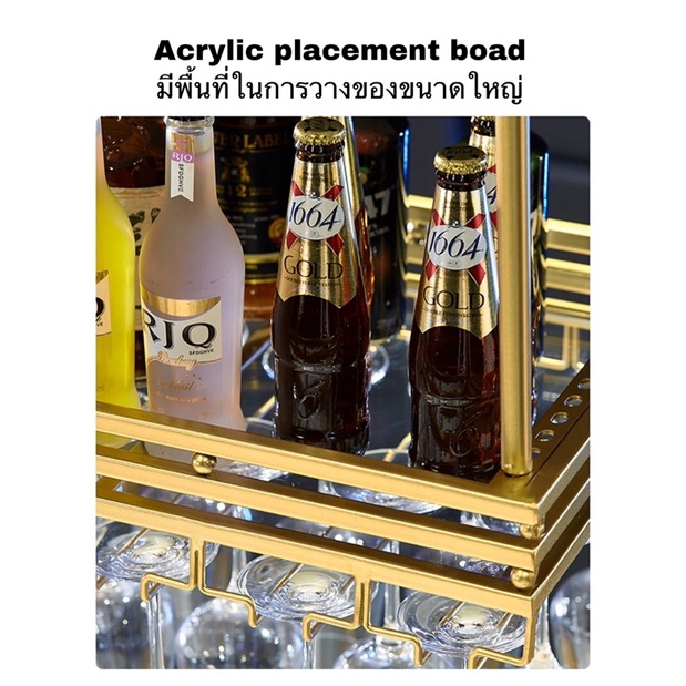 CT088D033 MIRIKITEKI #บาร์แขวนแก้วไวน์ บาร์แขวนแก้ว สไตล์ Modern Luxury ชั้นแขวนแก้วไวน์หรู #บาร์แขวนแก้วไวน์