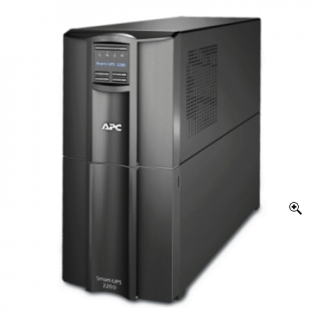 APC SMT2200I APC Smart-UPS, Line Interactive, 2,200 VA,1,980 watt Tower, 230V, 8x IEC C13+1x IEC C19 outlets, SmartSlot, AVR, LCD
