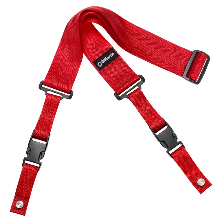 สายสะพายกีตาร์คลิปลอค DiMarzio2 INCH NYLON CLIPLOCK® - RED