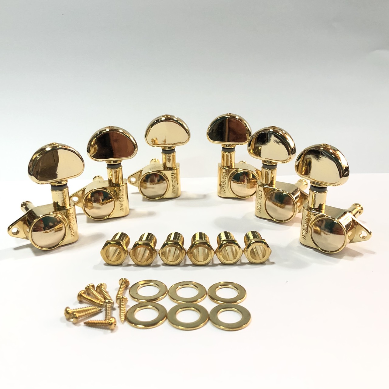 Wilkinson Grover Style Tuners 19:1 Gold ลูกบิดกีตาร์ แบบ 3-3