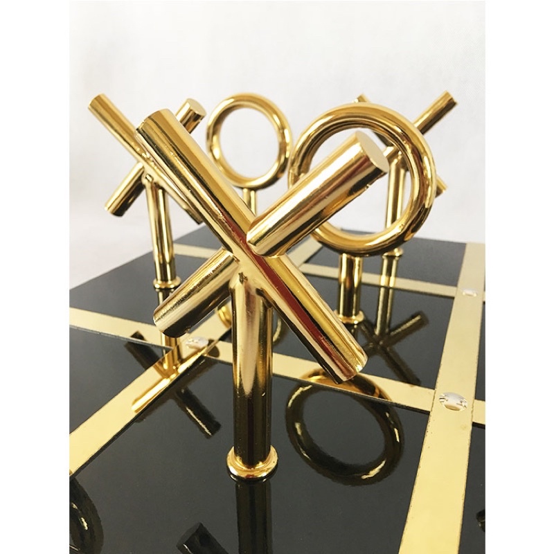 C1090H007 OMOCHA #Checkerboard ornaments กระดานOX Modern luxury model เกมOX Chessboard ของแต่งบ้านหรู