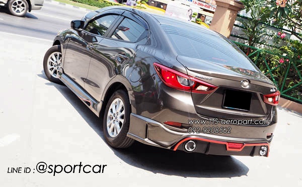 ชุดแต่งMazda2 2017 2018 2019 4ประตู STROM, สเกิร์ตแต่งMazda2 Skyactiv รอบคัน มาสด้า2 แต่งสวย