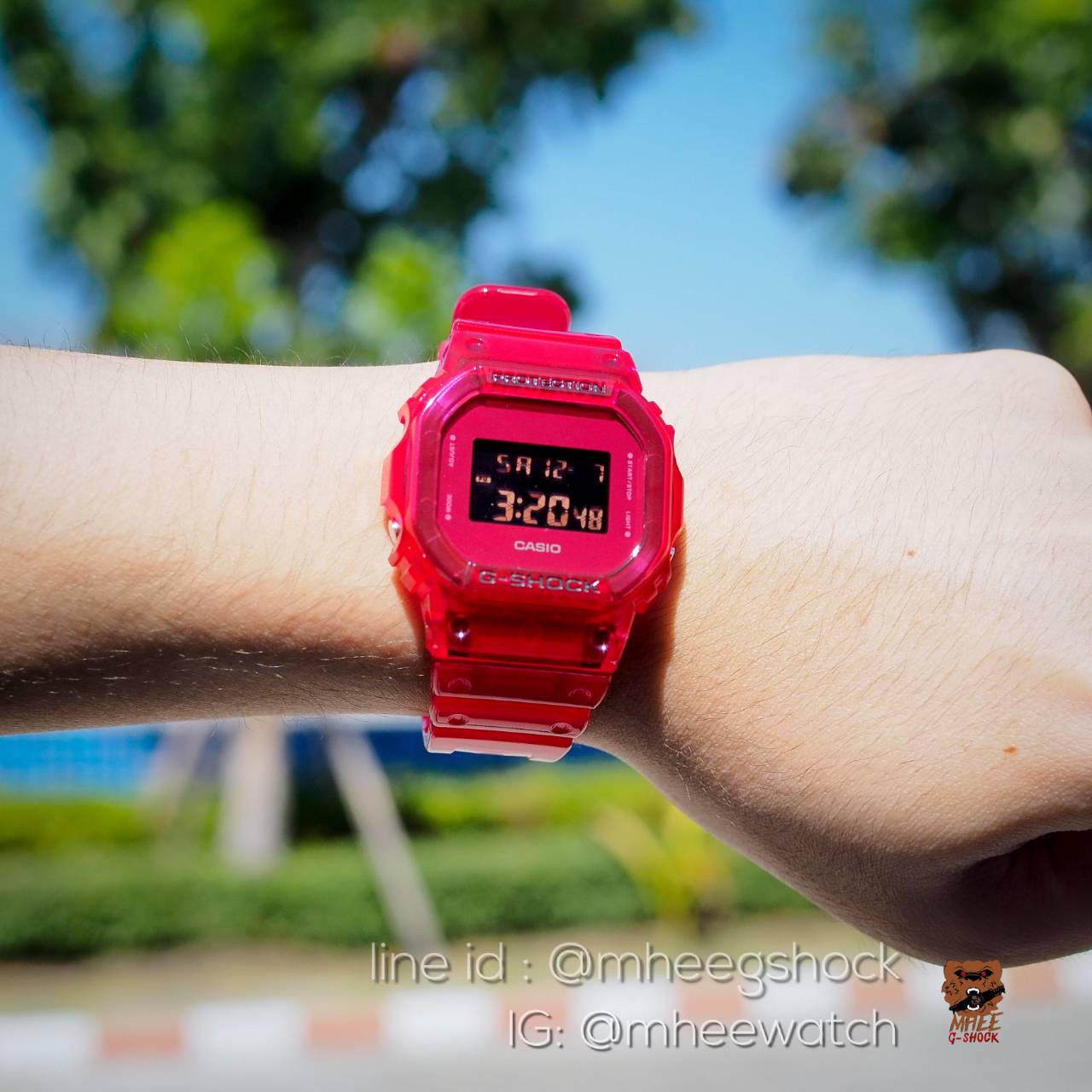 G-Shock Red Jelly DW-5600SB-4 ของแท้ ประกันศูนย์