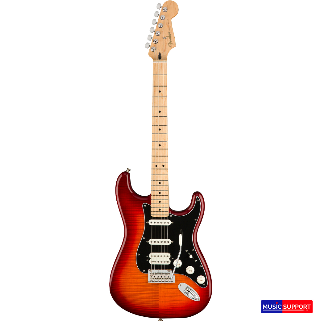 กีตาร์ไฟฟ้า Fender Player Stratocaster® HSS Plus Top MN - Aged Cherry Burst