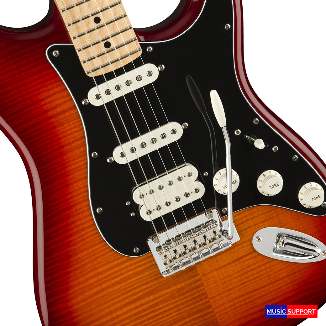 กีตาร์ไฟฟ้า Fender Player Stratocaster® HSS Plus Top MN - Aged Cherry Burst