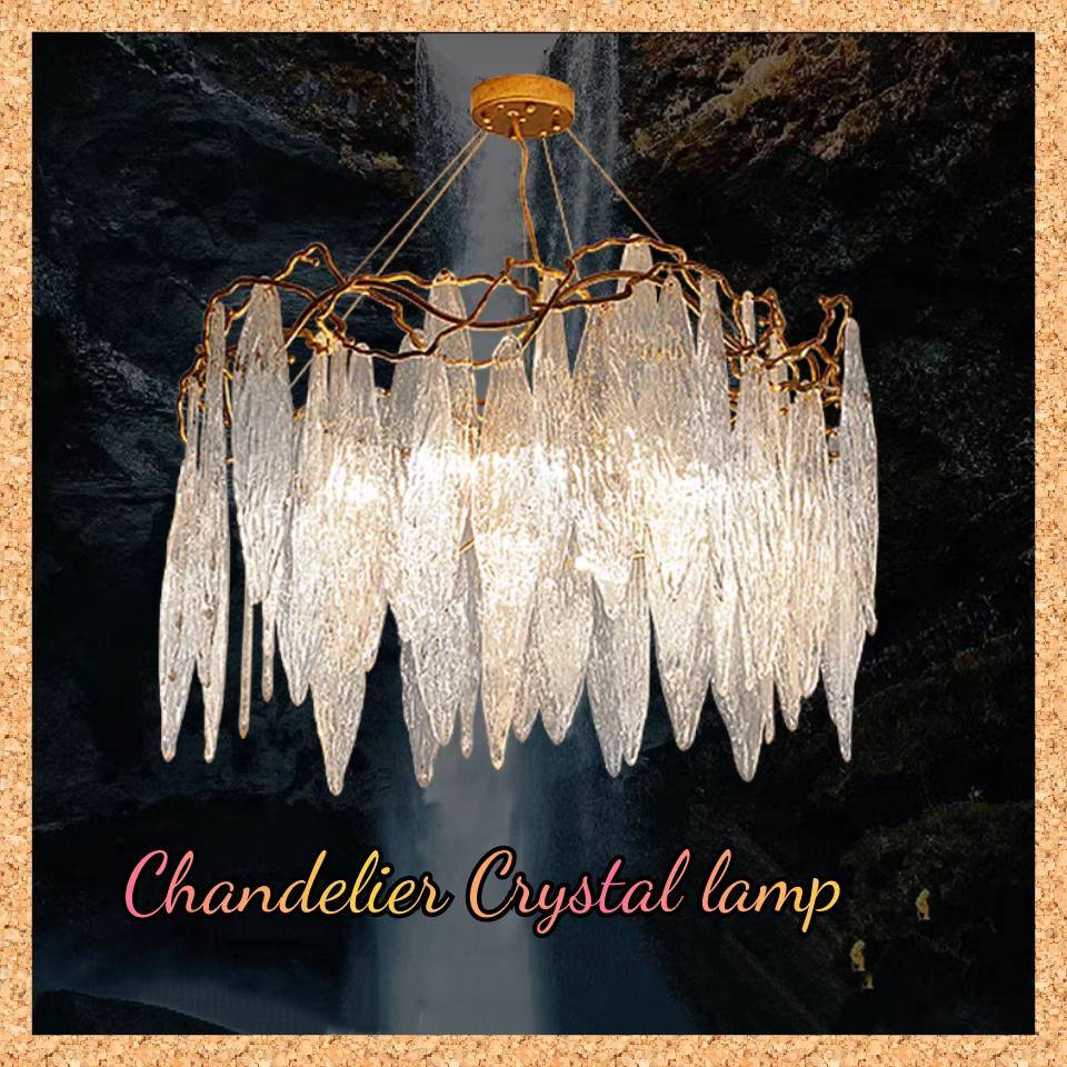 CT200A193 SOTMIA Chandelier crystal lamp โคมไฟ โคมไฟระย้าโต๊ะทานข้าว Chandelier แชนเดอเรียยาว Lamp