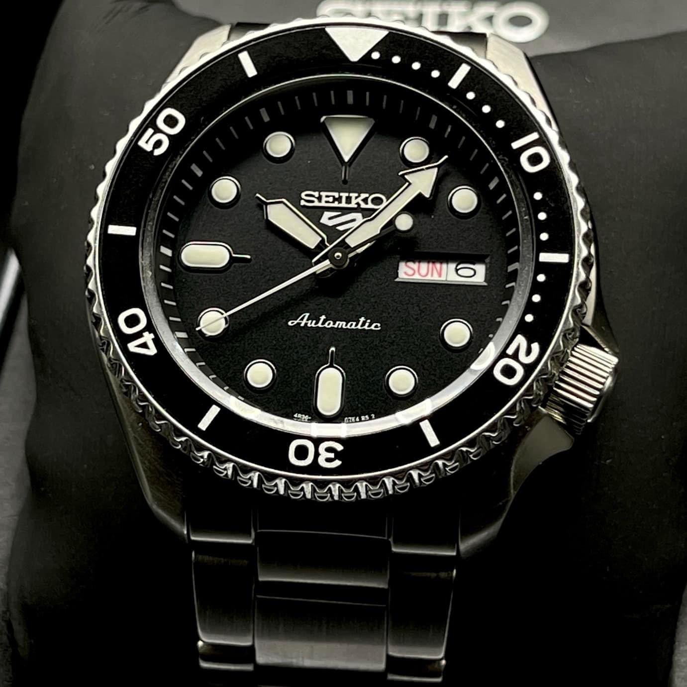 Seiko 5Sports Automatic Silver Steel Strap SRPK29