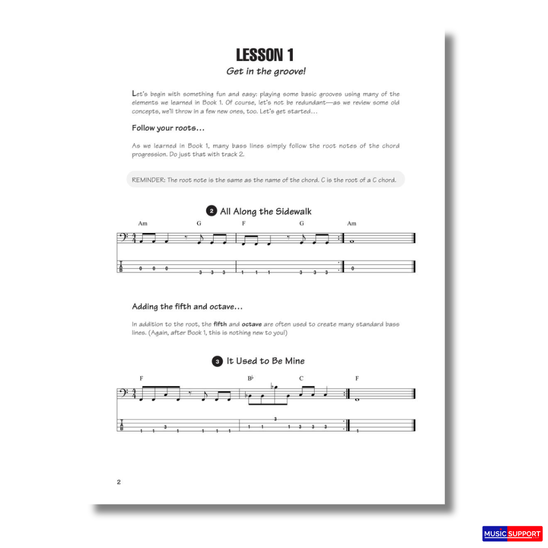 หนังสือเรียนเบส FastTrack Bass Method – Book 2