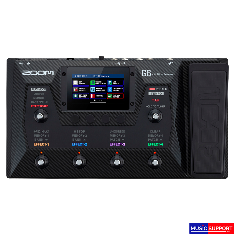 Zoom G6 Multi-Effect Processor Electric Effect