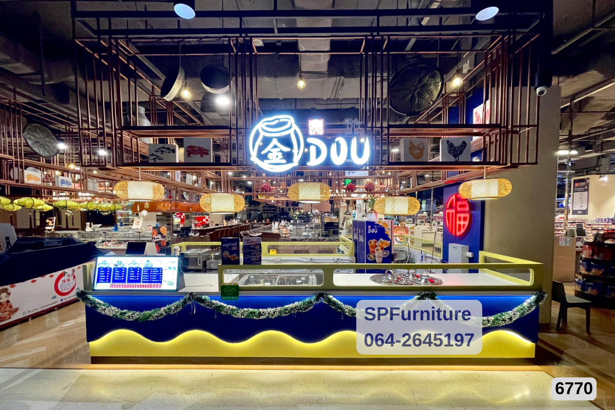 บูธในห้าง เคาน์เตอร์ขายของ เคาน์เตอร์สไตล์จีน เคาน์เตอร์ร้านน้ำ