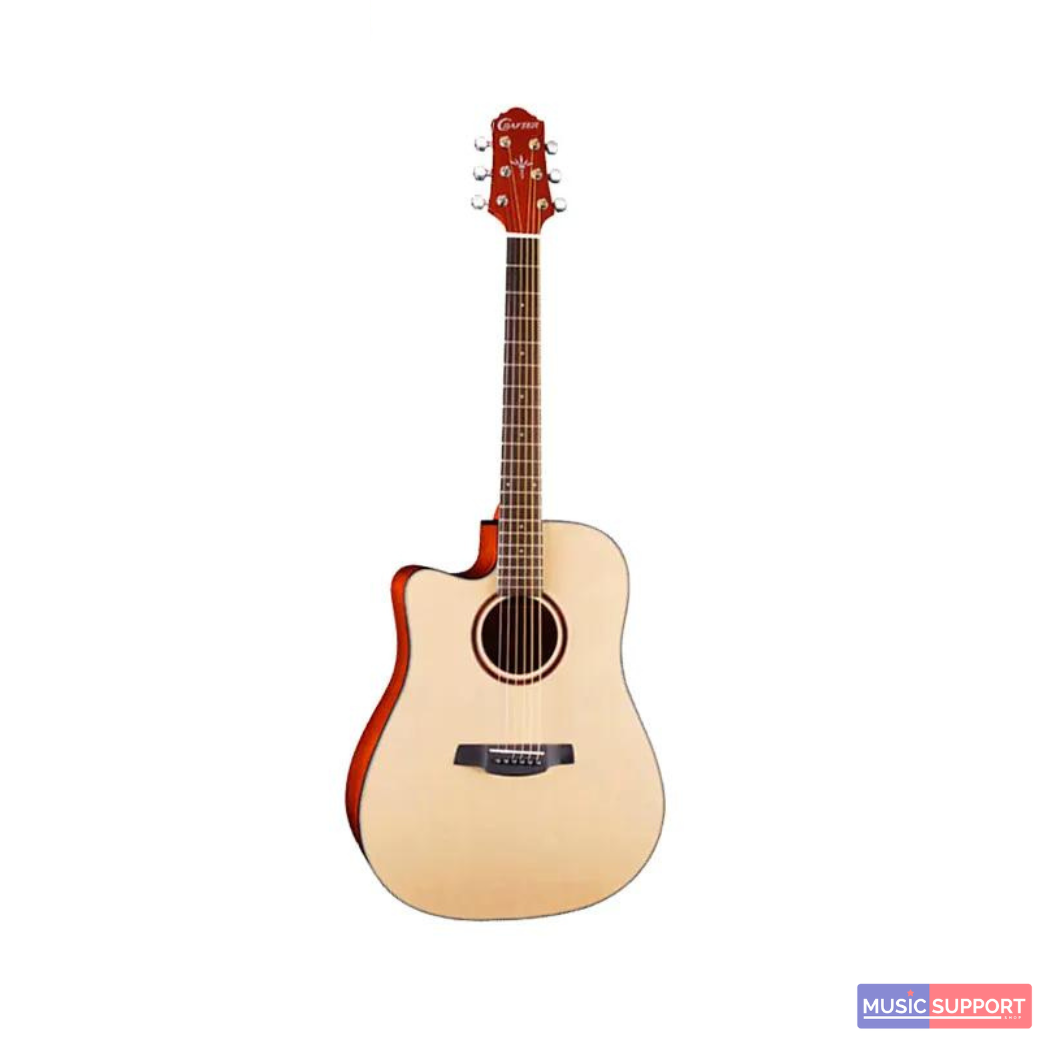 กีตาร์โปร่งไฟฟ้า Crafter HD-200CE-LEFT /FS.N + GIG BAG