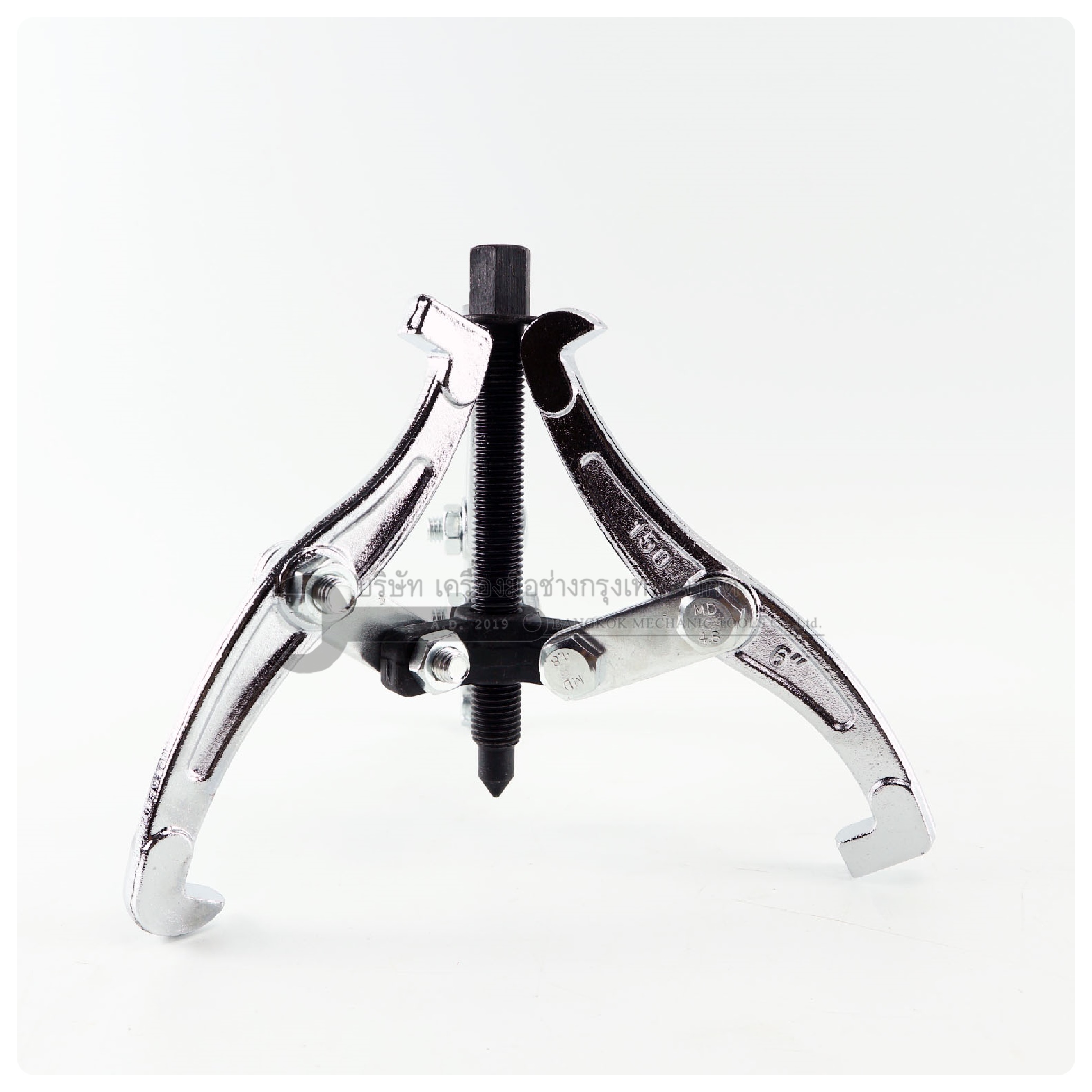 OKURA เหล็กดูดมูเล่ย์ เหล็กดูด3ขา 6นิ้ว รุ่น E-OK-TJP-06